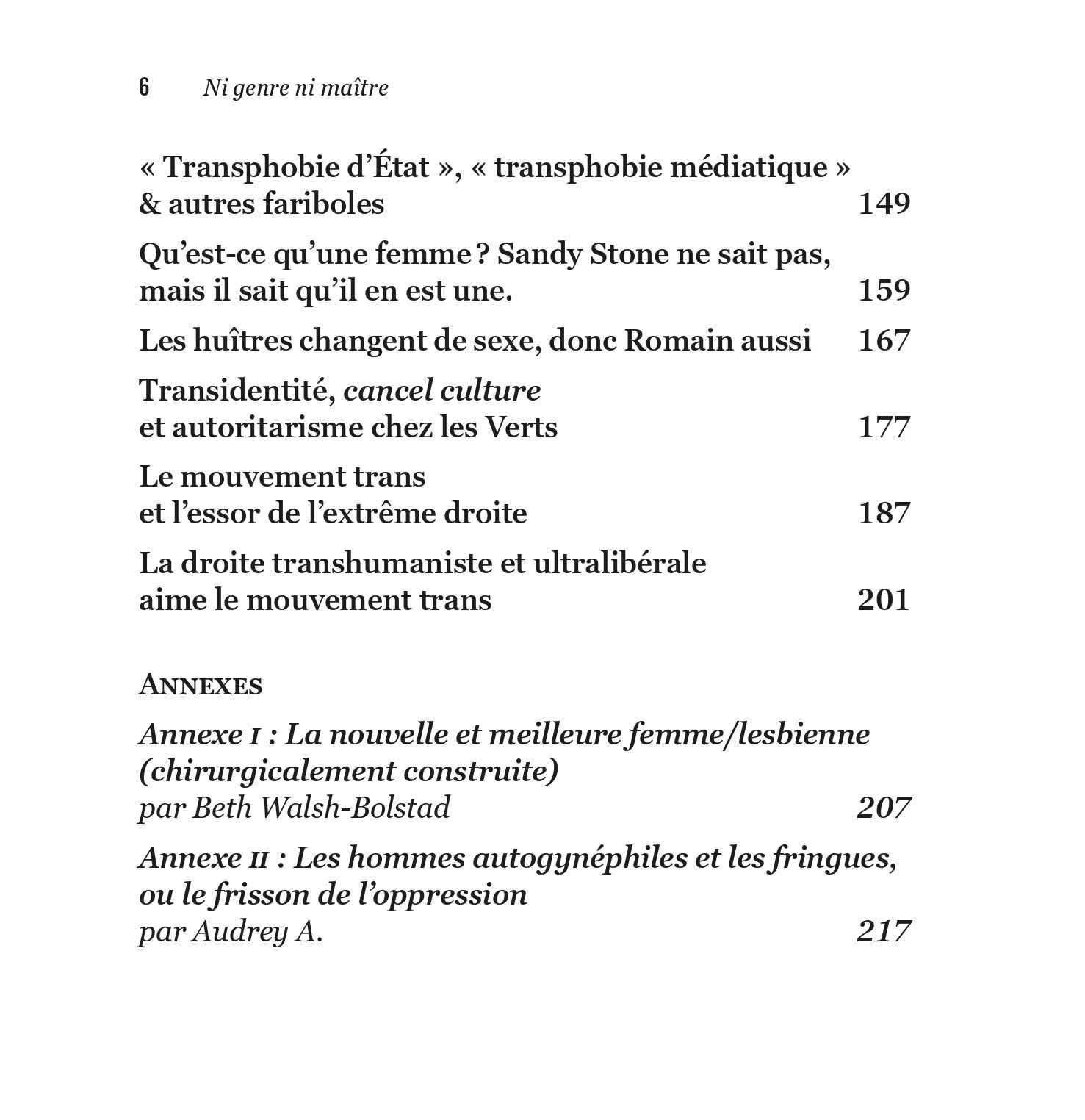 Ni genre ni maître : Cinquante ans d'opposition féministe au mouvement trans (Nicolas Casaux) – Image 3